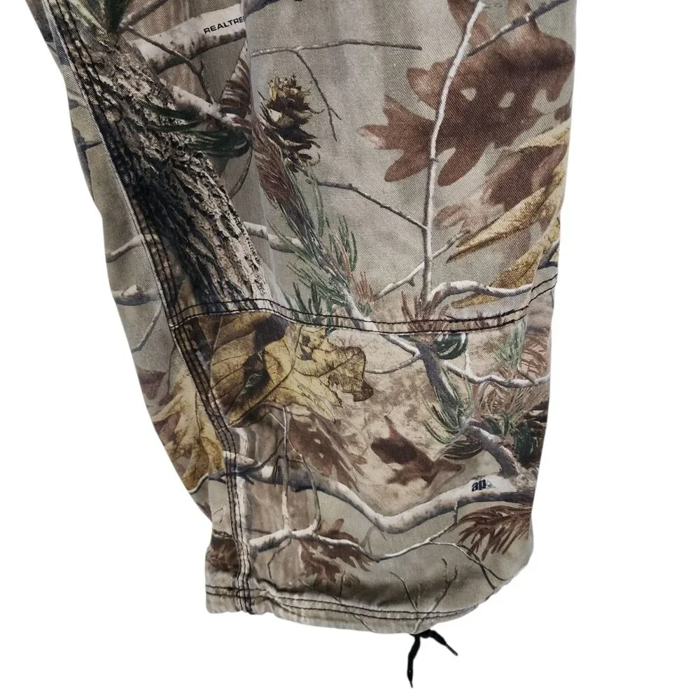 Walls Realtree AP Camo Cargo Pants Mens XL Regular Hunting Fishing 100% Cotton